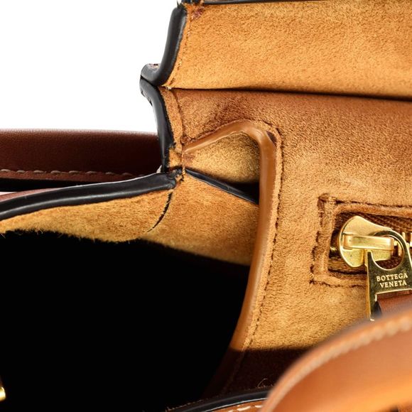 Bottega Veneta Arco Bag Maxi Intrecciato Leather Mini Brown - Picture 9 of 10